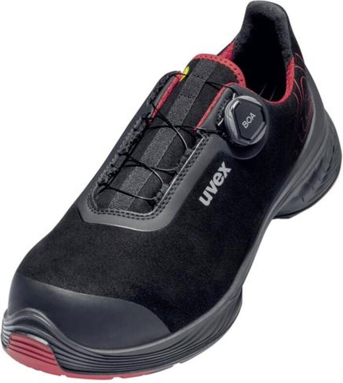 Uvex - 1 G2 6840245 esd Sicherheitsstiefel S3 Schuhgröße (eu): 45 Rot-Schwarz 1 Paar