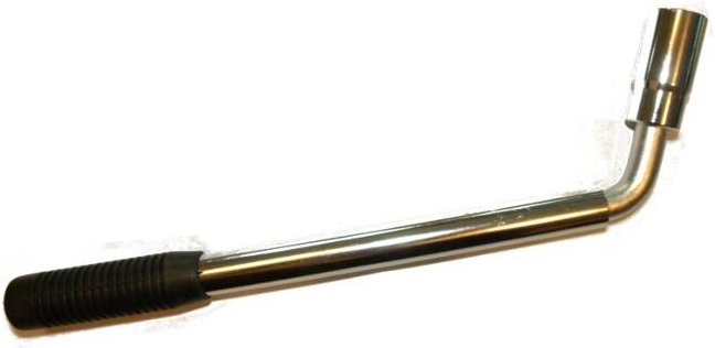 Geko G10055 - Hauptschlüssel of Rad Typ L, 17-19 mm, Farbe silber