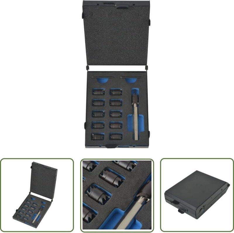 13-tlg. Schweißpunktfräser-Set hss - Schweißpunktfräser - Schweißpunktabzieher - hss Werkzeug - Handwerkswerkzeug - Meta...