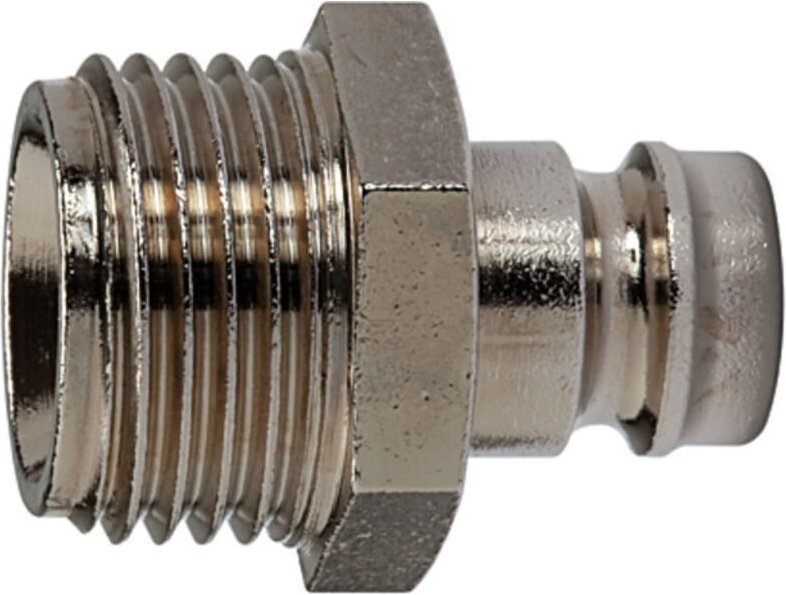 Thumbnail - Temperier-Einstecknippel dn 9 mit Außengewinde, M16x1,5, sw 17 - Riegler