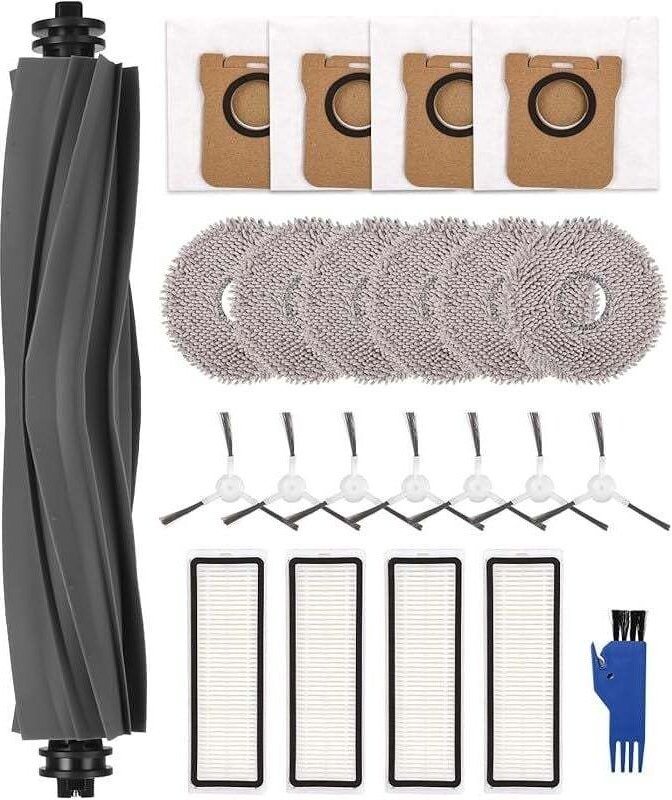 Kit accessoires pour Xiaomi X20+/Dreame L10s Ultra/ L10 Ultra Aspirateur, Pièces de Rechange pour Dreame,1 Brosse Princi...