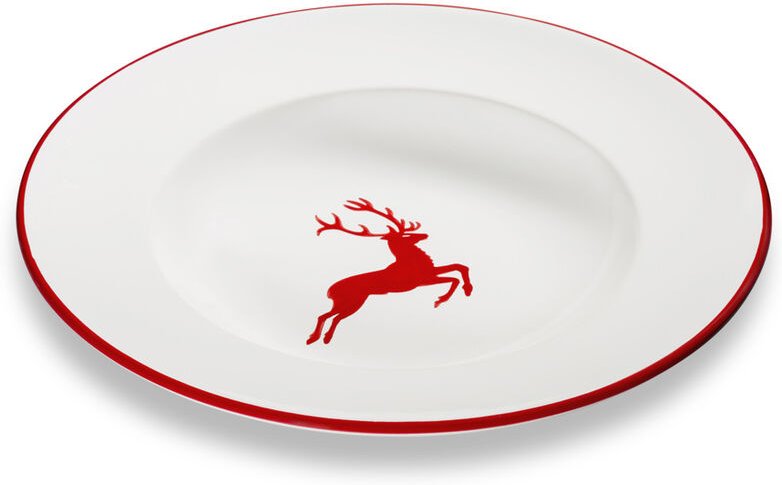 Thumbnail - Gmundner Keramik - Rubinroter Hirsch, Pastateller Gourmet (ø 29cm)