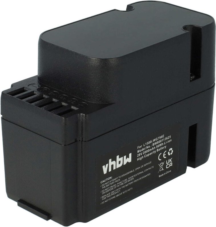 Thumbnail - Akku kompatibel mit Worx Landroid WG791, WG791E.1, WG791W, WG792, WG792E, WG792E.1, WG794, WG796E (2000mAh, 28V, Li-Ion)...