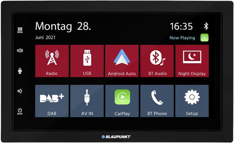 Blaupunkt Mannheim 600 DAB Doppel-DIN Moniceiver Android Auto™, Anschluss für Lenkradfernbedienung,