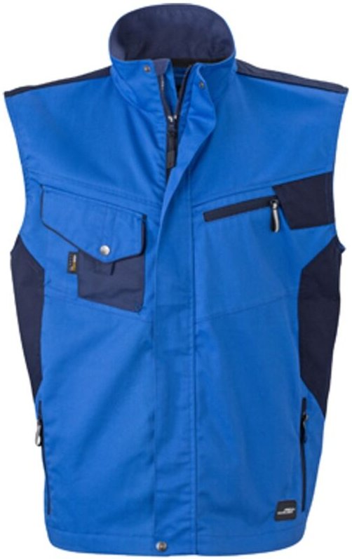 Thumbnail - James&nicholson - Workwear Weste JN822 Gr. l royal/navy