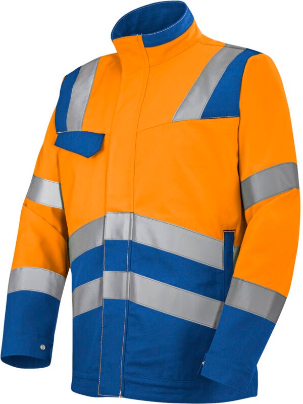 Sicherheits-Fluo-Jacke XP ORANGE Fluoreszierend/Blau Bugatti L