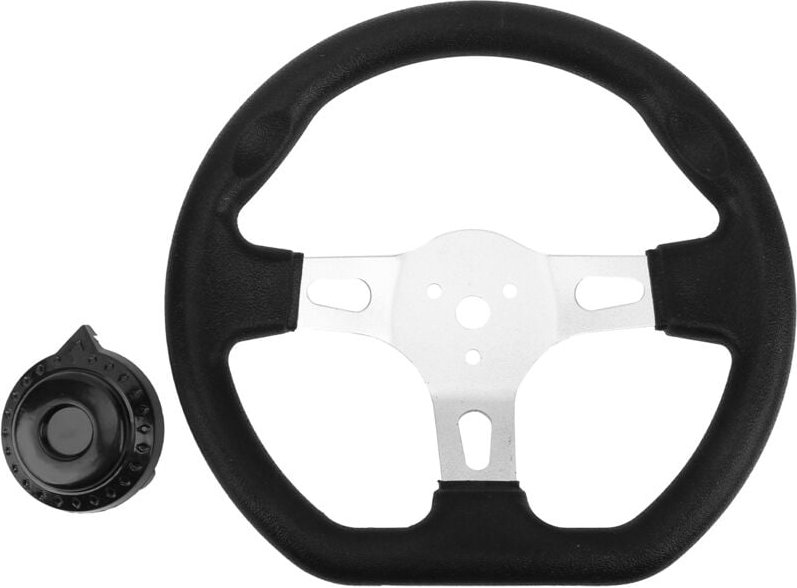 Jeffergarden - OffRoad-Kart-Lenkrad, 270 mm, 3-Speichen-Modifikation, universell für 150 cc-250 cc-Motoren