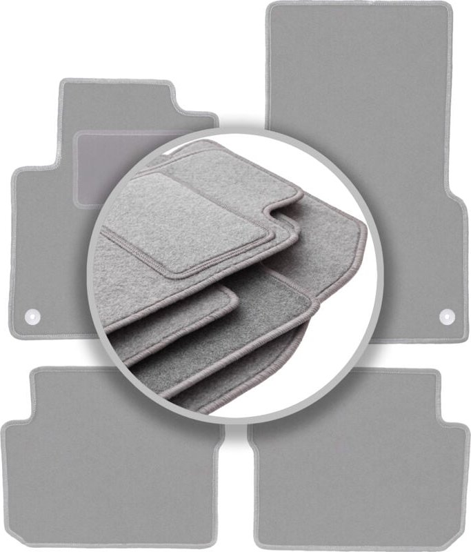 Graue Automatten für: Smart ForFour I Fließheck (2004-2007)