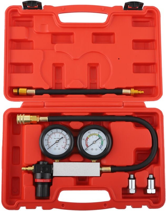 Maxpeedingrods - Druckverlusttester Druckverlustprüfer Leck Prüfer Zylinderkopfdichtung Ventile