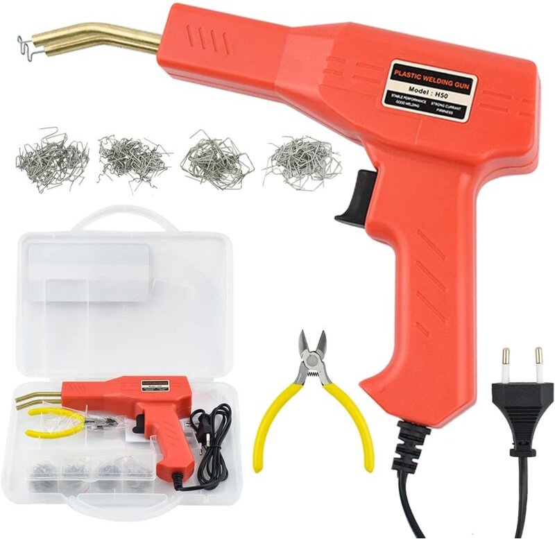 Kunststoff-Schweißgerät, 50 w Kunststoff-Schweißgerät, Kunststoff-Reparatur-Set, Auto-Stoßstangen-Reparatur-Schweißgerät...