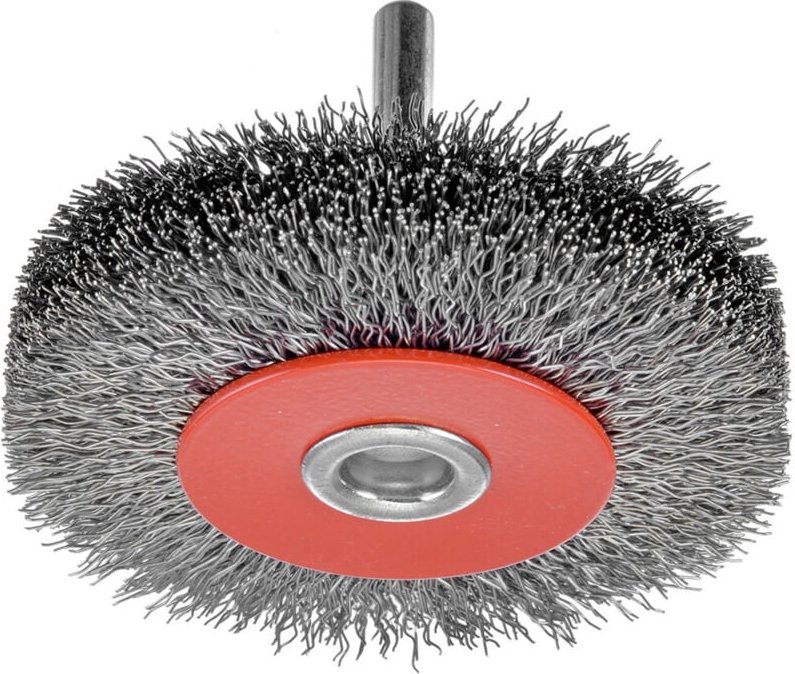 Osborn - Werkzeugbürste D40x11, Schaft 6 mm, gewellter Stahldraht 0,20 mm T10