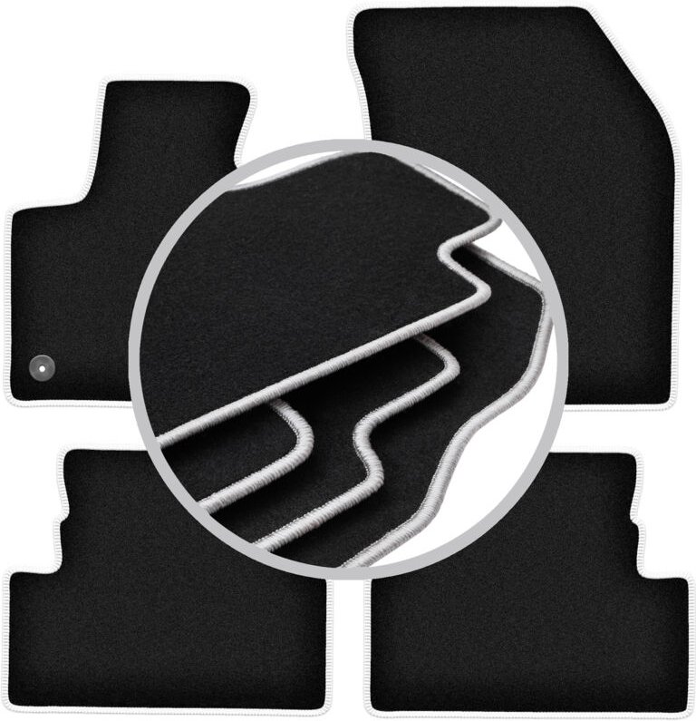 CARLUX-SILVER Autofußmatten für: Peugeot 4008 II Crossover (2016-)