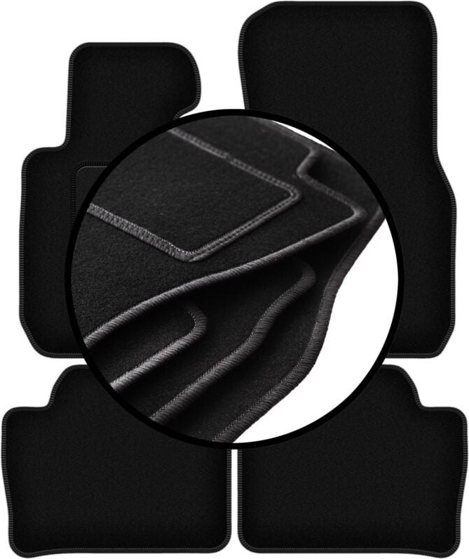 Komplettset Veloursmatten für: BMW 3 F31 Touring xDrive (2012-2019)