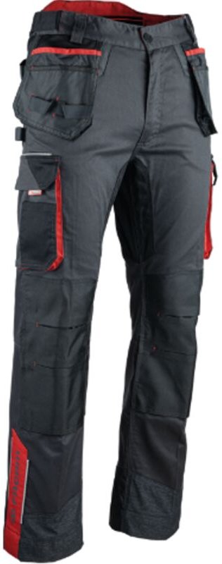 Stretchhose Facom Ultimate Flatterhafte Taschen Schwarz/Grau/Rot Größe 50 - FXWW1020E-50