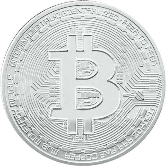 Versilberte bitcoin