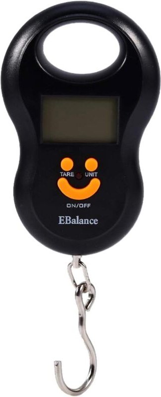Tinor - Gepäckwaage, tragbare 50 kg LCD-Digital-Hängegewicht, elektronische Gepäckwaage für Reisen, Einkaufen oder Outdo...