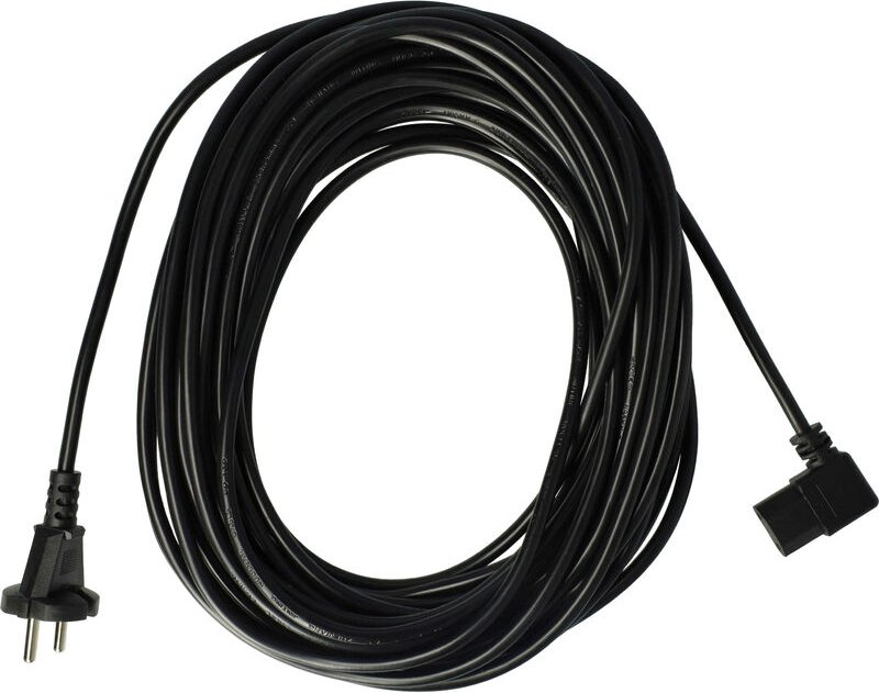 vhbw Stromkabel Ersatz für Sebo 501801ER, 501801 für Staubsauger - 15 m Kabel, Anschlusskabel