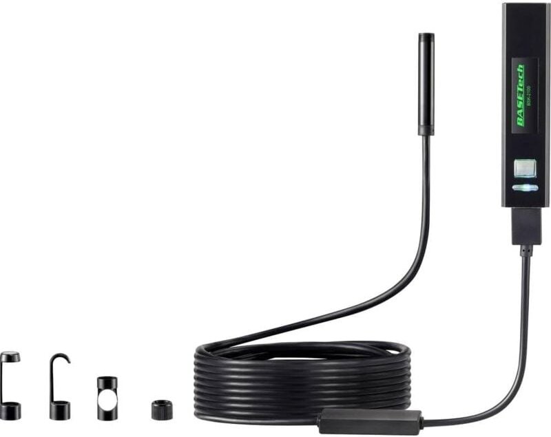 Ulisem USB-Endoskop Basetech BSK-2100 Sondendurchmesser: 8 mm Sondenlänge: 10 m