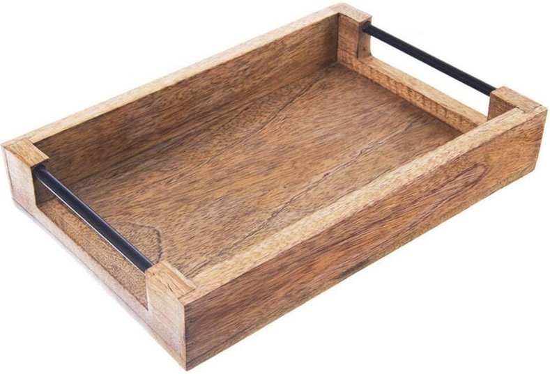 Wooden serving tray mango 305x205x6 cm