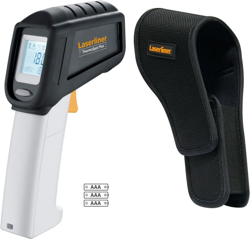 Laserliner - Infrarot-Temperaturmessgerät Berührungslos ThermoSpot Plus mit Laser