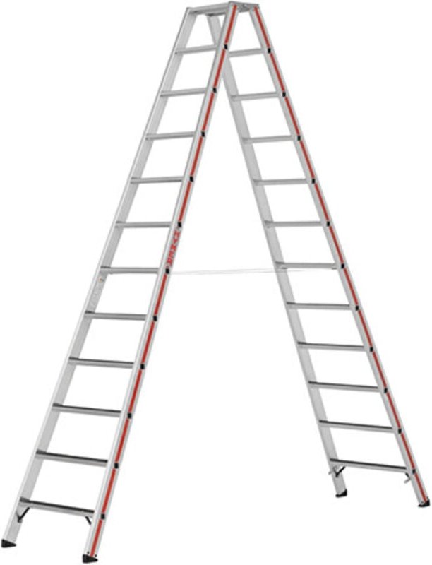 Matisère - Stehleiter 2x12 Stufen - Maximale Arbeitshöhe 4.31m - 862424