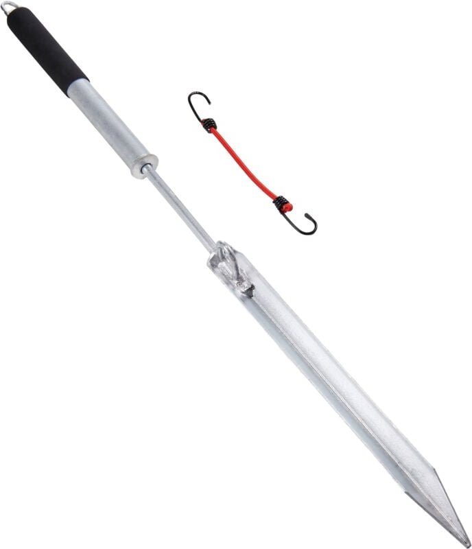 Mophorn - Sand Spike Bootsankerstange, 36 Zoll Gleitanker aus verzinktem Kohlenstoffstahl, selbsthämmernd für kleine Boo...