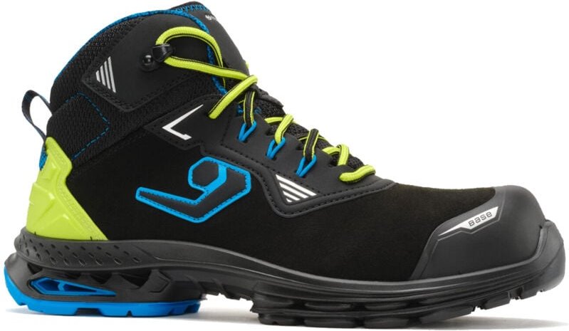 Thumbnail - Base Boston B1712A S3S ESD SC LG FO SR Vegane Sicherheitshochschuhe - 45 EU - Schwarze