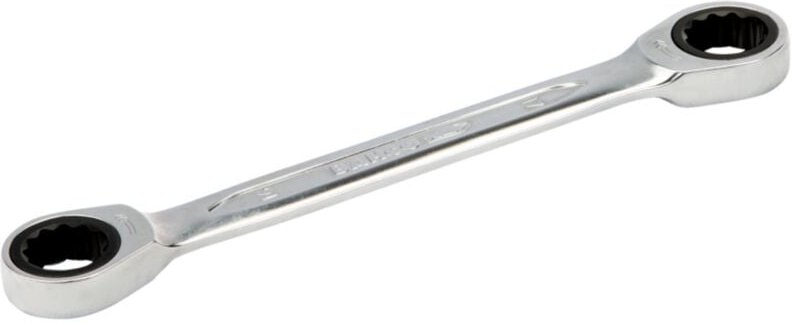 Bahco 17-19 mm Knarren-Ringschlüssel, verchromt, 230 mm