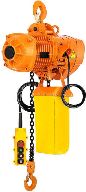 Vevor - Elektrischer Kettenzug, 2200 lbs Tragkraft, 13 ft Hubhöhe, 11 ft/min Geschwindigkeit, 230 v, einphasiger Brücken...