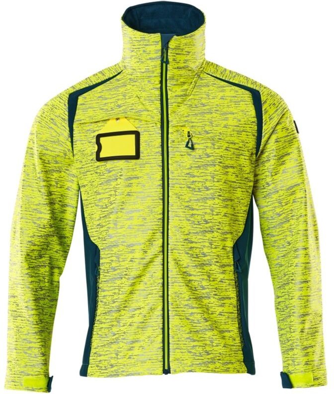 Mascot Softshelljacke mit Reflexeffekte 19202 Gr. L hi-vis gelb/dunkelpetroleum