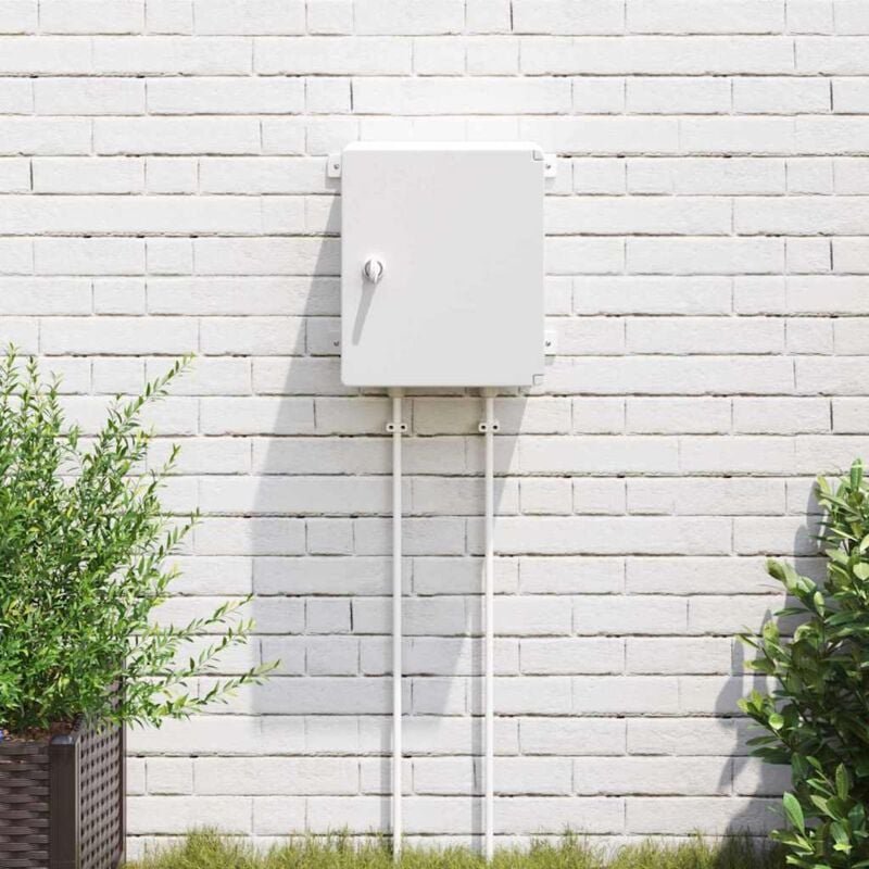 Thumbnail - Steuerschrank Grau 30 x 16.5 x 35 cm Plastik Vidaxl