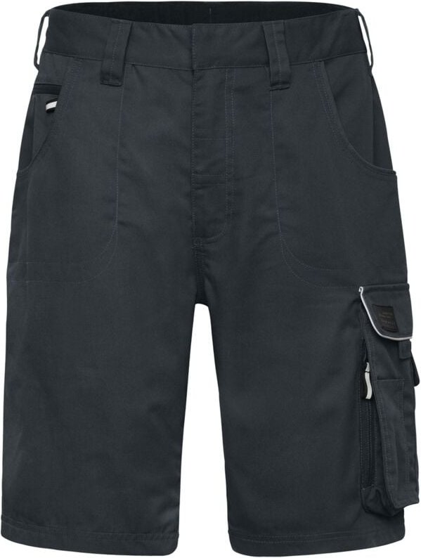 Thumbnail - James & Nicholson Workwear Bermuda Solid JN880 Gr. 54 carbon