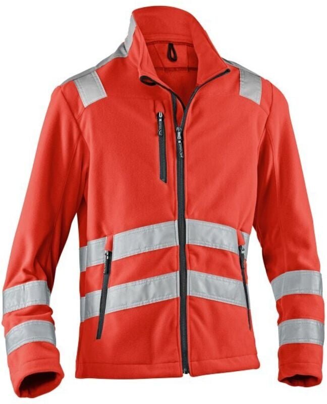 Kübler Fleecejacke reflectiq psa 2 warnrot Gr. xl