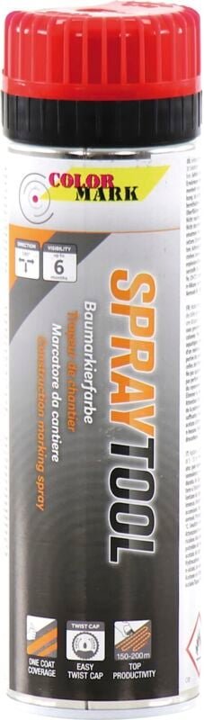 Dupli Markierungsspray, Neonrot, 500ml - Motip