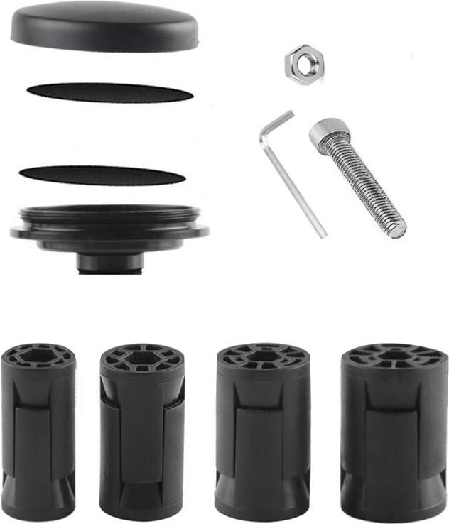 FüR -Fahrradhalterung, Diebstahlsichere Fahrradhalterungen, Fahrrad-Vorderradgabel-Unterrohr-Vorbauhalterung