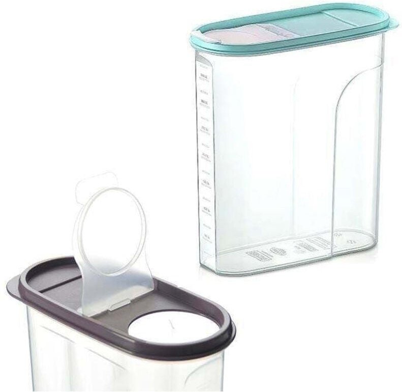 Dosing container for dry goods - flexible and practical