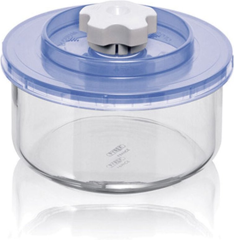 ACO1011 Food Lid Blau, White Plastic Around Lid for Bowls - Magic Vac