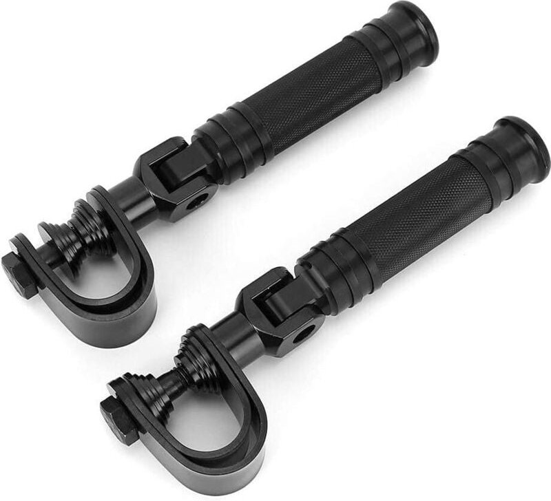 Paar Universal-Motorrad-Fußrasten, CNC-Motorradpedale, Motorrad-Fußrasten, klappbare Motorrad-Fußrasten, rutschfestes Be...