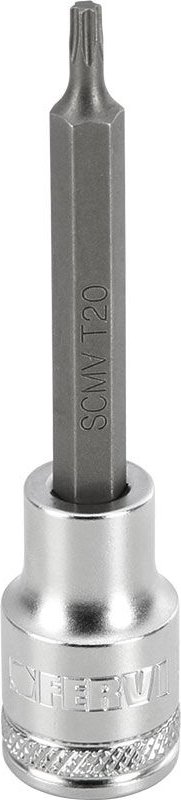 Fervi - Steckschlussel mit langem Torx-Einsatz T25 1/2 bn423l025a