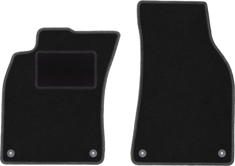 Vordere Matten schwarz für: Audi A6 C6 Limousine, Kombi, Avant (2004-2006)
