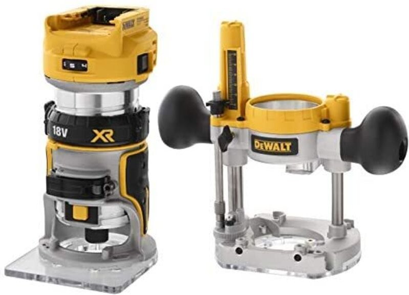 DeWALT DCW604N Akku Kombifräse 18V Oberfräse Kantenfräse bürstenlos ohne Akku Sologerät