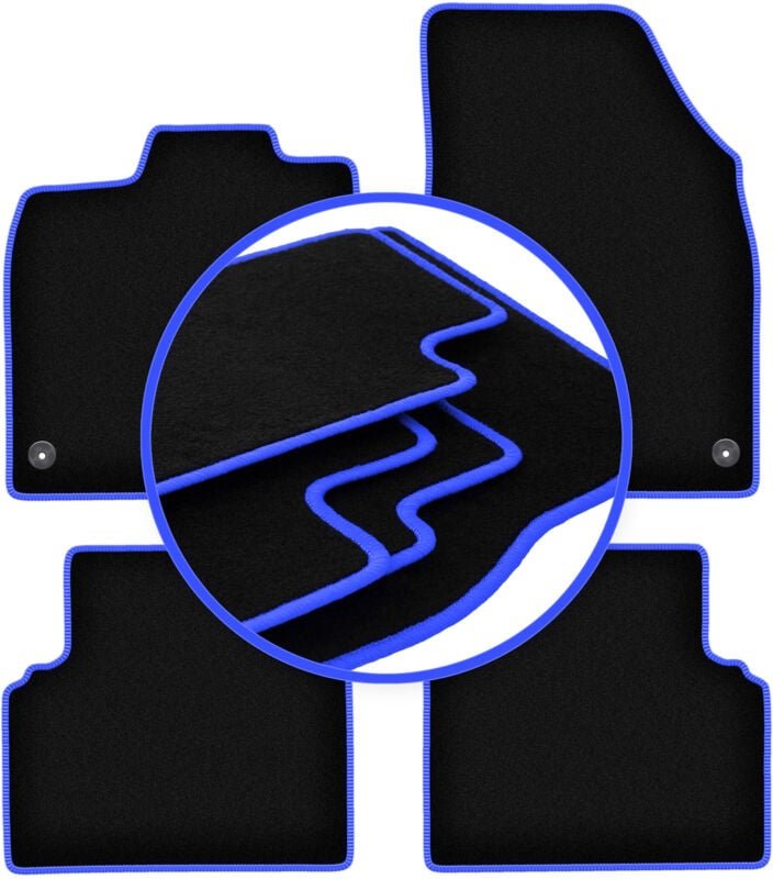 CARLUX-BLUE Autofußmatten für: Volkswagen ID.3 Fließheck (2019-)