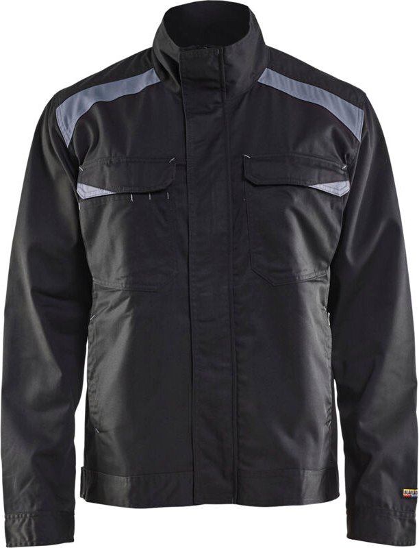 Arbeitsjacke Industrie 4054 - Schwarz/Hellgrau XXL