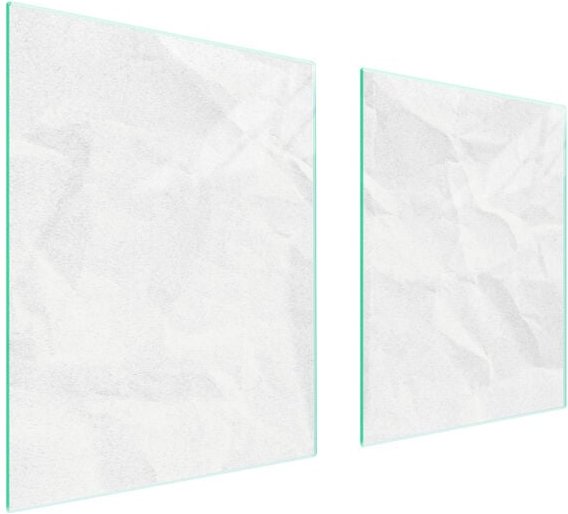 GLASSCHUTZPLATTE FÜR HERD 85x52 WEISS