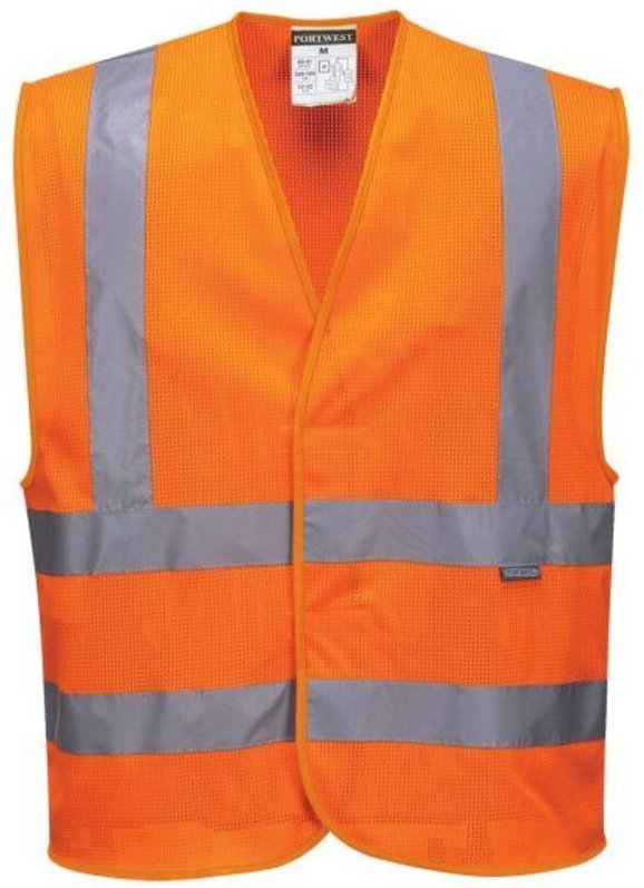 Weste HV Strick Orange 2XL/3XL