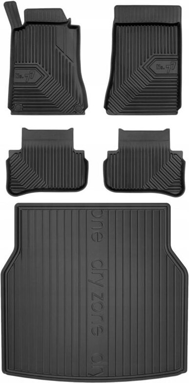 SET 77 Fußmatten und Fußmatten Mercedes C W203 Kombi 2000-2007