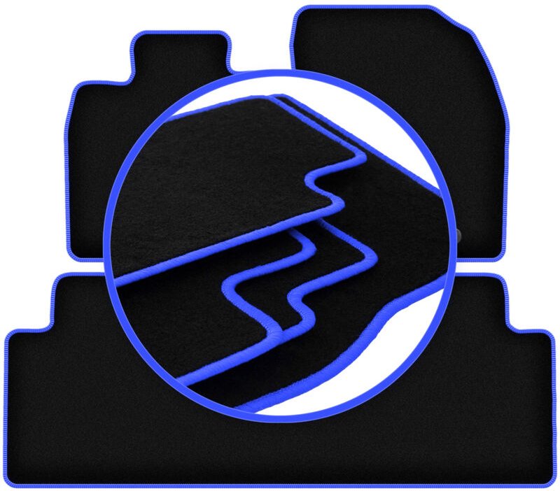 CARLUX-BLUE Autofußmatten für: Toyota Avensis III T27 Kombi, Liftback, Limousine (2009-2018)