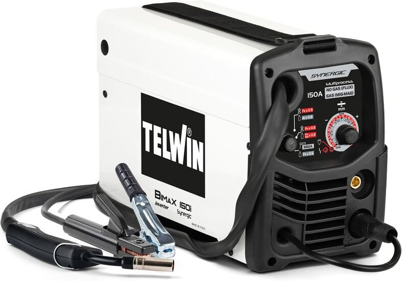 Telwin Bimax 150i Synergic Multiprozess-Inverterschweißgerät mit Zubehör