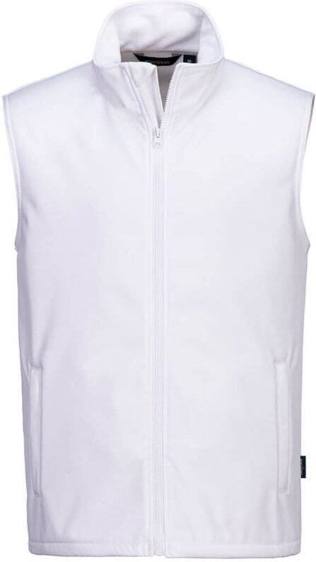 Softshell-Weste Print and Promo (2 Schichten) Weiß 3XL