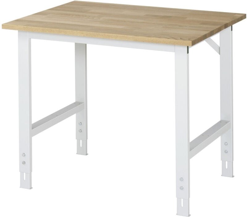 Arbeitstisch Buche BxTxH 1000x800x760-1080mm - RAU